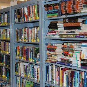 Book Shelves in FOL Book room