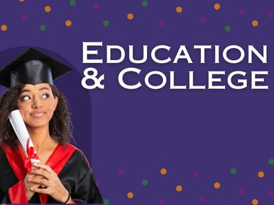 Education & College, graduate with diploma