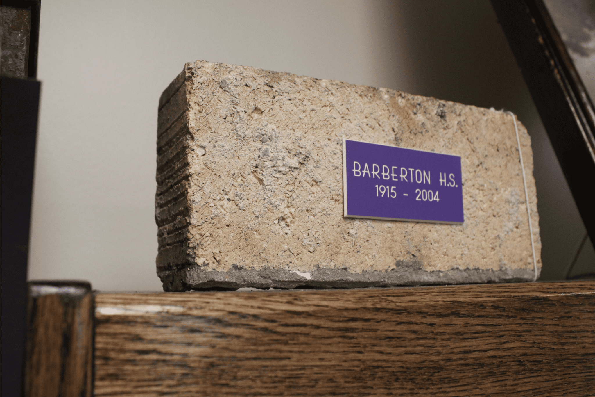 Brick from Barberton High School