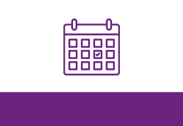 Icon of a calendar. 