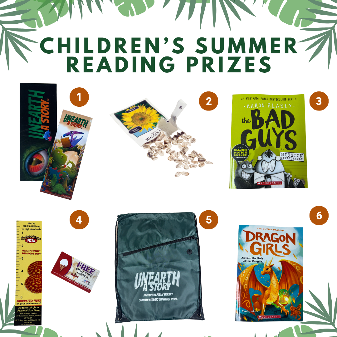 Prizes for Summer Reading