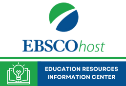 EBSCOhost logo with text that reads Education Resources Information Center