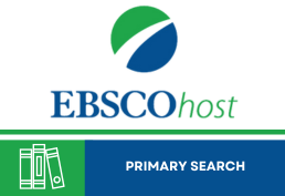 EBSCOhost logo with text that reads Primary Search
