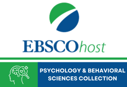 EBSCOhost logo with text that reads psychology & behavioral sciences collection