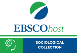 EBSCOhost logo with text that reads Sociological collection