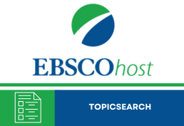 EBSCOhost logo with text that reads TopicSearch