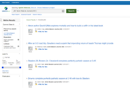Akron Beacon Journal via Newspaper Source Database homepage