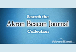 Akron Beacon Journal Collection by NewsBank