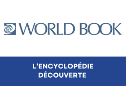 World Book logo with text that says 'L'Encyclopédie Découverte'