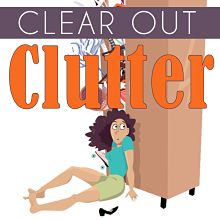 Clear Out Clutter graphic