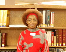 Reference Librarian and Audio Visual Specialist Dia Thomas