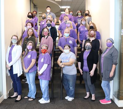 Library staff group photo