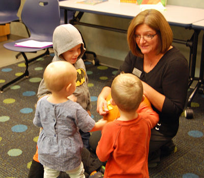 Storytime at the library.